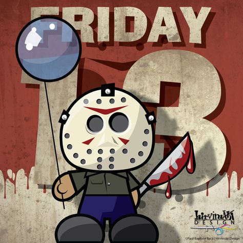 Happy Friday the 13th from Hirvimaki Design! Hope today is your lucky day! #graphicdesign #friday13 #jasonvoorhees Happy Friday The 13th, Jason Voorhees, Friday The 13th, Lucky Day, Happy Friday, Graphic Design, Photography, Design