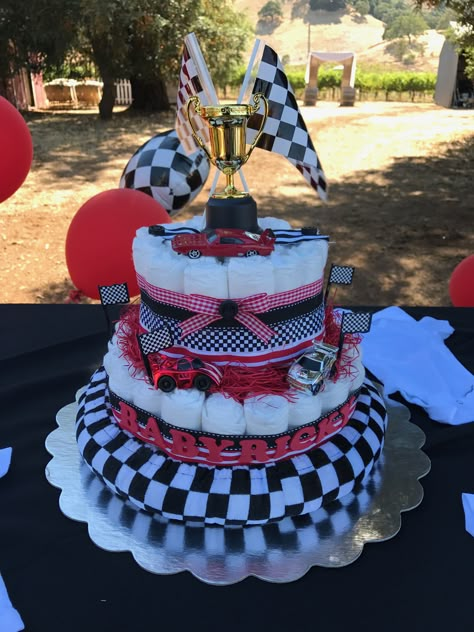 Racecar Gender Reveal, Fast And Furious Baby Shower Theme, Baby Shower Race Car Theme, Classic Car Baby Shower Theme, Motocross Baby Shower Ideas, Race Car Gender Reveal Ideas, Nascar Baby Shower Ideas, Race Car Theme Baby Shower Ideas, Dirtbike Baby Shower Theme