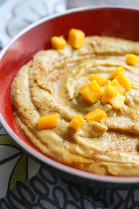 Honey-Mango Dessert Hummus is a fabulous, unexpected treat. You'll love it as a mid-afternoon snack, or served after dinner. Mango Hummus, Dessert Hummus Recipe, Creamy Chocolate Dessert, Cookie Dough Desserts, Honey Mango, Mango Desserts, Healthy Hummus, Chocolate Hummus, Pecan Desserts