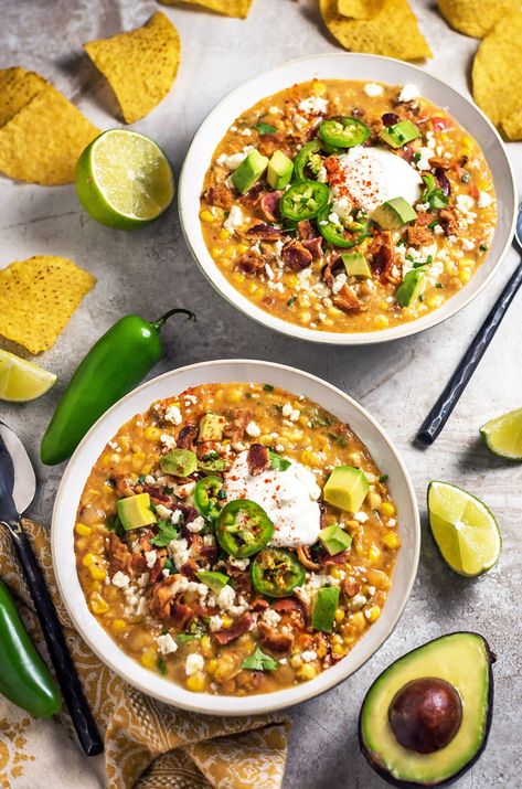 Slow Cooker Mexican Street Corn, Mexican Street Corn Chowder, Street Corn Chowder, Oh Snap Macros, Instant Pot Turkey Chili, Fall Slow Cooker Recipes, Slow Cooker Mexican, Fall Crockpot Recipes, Chili Recipe Turkey