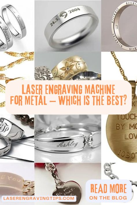 If you are in the market for a new laser engraving machine for metal, you have come to the right place. This informative buyer’s guide will explain everything you need to know about choosing the right machine. We will also explore the basics of laser engraving on metal and explain some of the advantages this unique metal engraving offers. Metal Engraving Machine, Laser Etched Metal, Popular Hobbies, Fibre Optics, Picture Engraving, Simple Machines, Laser Marking, Laser Engraving Machine, Engraving Machine