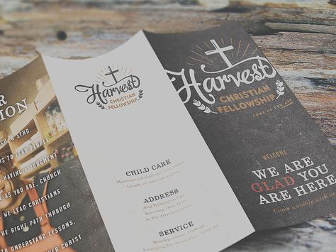 While we may live in a digital age full of screens, physical printing is still a huge part of Creative... Read More Church Bulletin Designs, Church Brochures, Church Branding, Church Marketing, Christian Graphic Design, Church Inspiration, Church Interior Design, Vendor List, Church Media Design