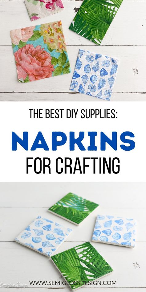 Looking for cute paper napkins for decoupage projects? you will love this variety of fun patterns to use in your craft projects. Napkin Crafts Ideas, Paper Napkin Crafts, Modge Podge Napkins, Modge Podge Napkins Ideas, Napkin Crafts, Napkin Designs, Napkin Art, Decoupage Crafts, Diy Stencils