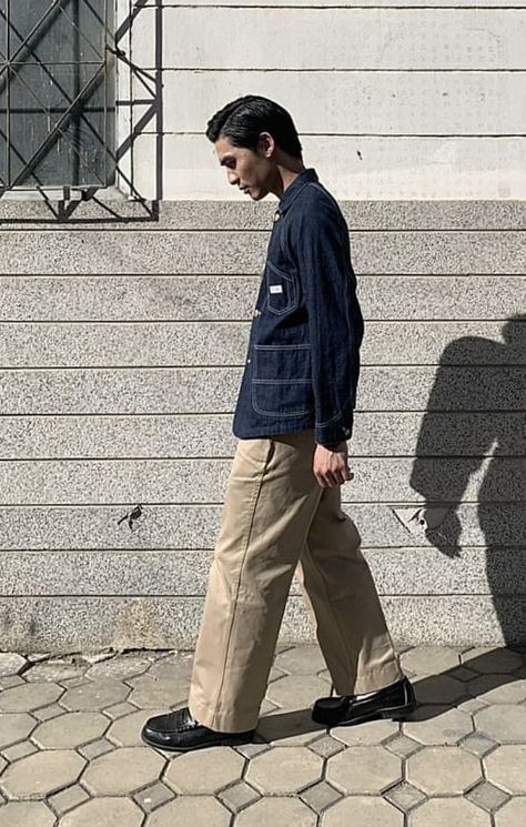 Cream Baggy Pants Outfit Men, Cream Pants Outfit Men, Grandpa Fits, Cream Pants Outfit, Baggy Pants Outfit, Pants Outfit Men, Streetwear Inspo, Cream Pants, Stylish Mens Outfits