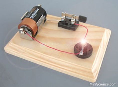 3rd Grade Science Projects, Simple Electric Circuit, Electricity Projects, Electric Projects, Scout Projects, Science Electricity, Science Kids, Scout Crafts, Simple Circuit