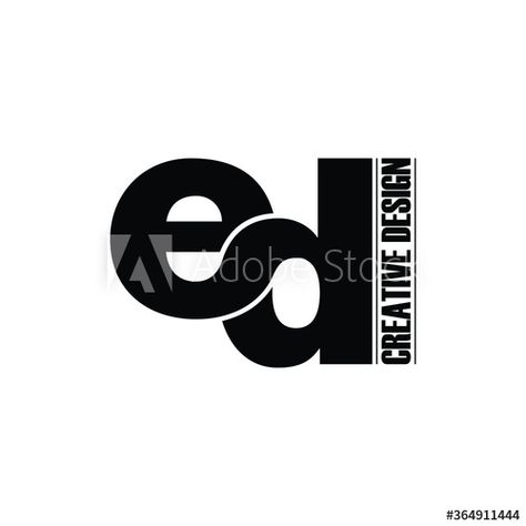 Letter ED simple logo design vector. monogram logo vector illustration #AD , #simple, #logo, #Letter, #ED, #monogram Ed Monogram, Ed Logo Design, Ed Design, Simple Logo Design, Logo Letter, Simple Logo, Logo Design Creative, Illustration Artwork, Monogram Logo