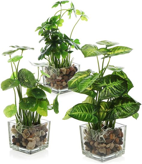 22 Fake Plants for Anyone Who Can’t Keep Real Ones Alive | SELF Artificial Garden Plants, Taro Plant, Grass Texture, Plant In Glass, Artificial Plant Arrangements, Artificial Plants Decor, Lotus Plant, Artificial Plants Indoor, Artificial Plant Wall