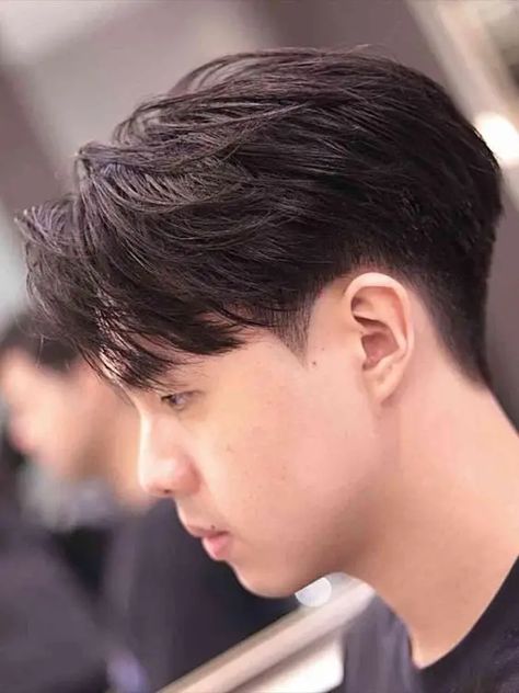 Korean Haircut: 25 Charming Ideas For a Timeless Look Asian Hair Undercut, Slick Straight Hair, Korean Haircut Men, Mens Haircuts Straight Hair, Korean Men Hairstyle, Mens Haircuts Short Hair, Korean Haircut, Men Haircut Curly Hair, Asian Haircut