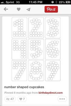 Pull Apart Cupcake Patterns | Number pull apart cupcake patterns Cup Pie, Pull Apart Cupcake, Pull Apart Cupcake Cake, Pull Apart Cake, Cake Pulls, Pie Cookies, Pull Apart Cupcakes, Cake Flower, Cake Stuff