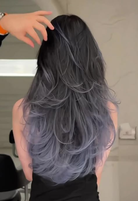 Best 2024 Hair Colors Inspiration - davidreed.co Cute Hair Color Ideas For Brunettes, Grey Purple Hair, Dramatic Hair Color, Dark Grey Hair Color, Hair Stages, Unnatural Hair Color, Hair Color Mahogany, Hair Colors Ideas, Types Of Hair Color