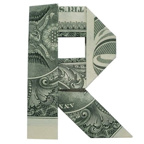 Money Letters, Origami Eye, Money Font, Money Origami Heart, Origami Koi Fish, Canva Backgrounds, Origami Letter, Folding Money, Origami Elephant