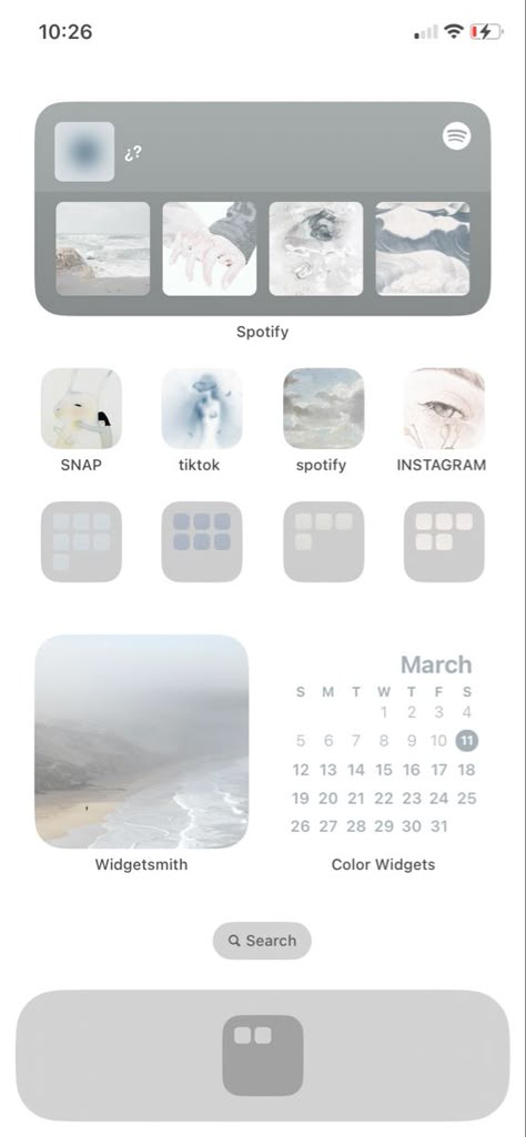 R O S I E Blue Aesthetic, Widgetsmith Homescreen Ideas, Iphone Layout Blue, Iphone Theme Ideas, Phone Layout Ideas, Home Lock Screen, Iphone Theme, Ios Layout, Phone Layouts