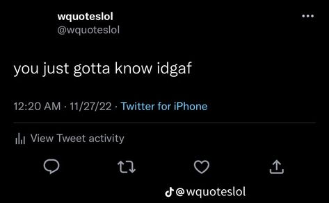 At The End Of The Day Idgaf Tweet, Idgaf Tweets, Petty Tweets, Funny Ahh, Latinas Quotes, Die Quotes, Talking Quotes, Instagram Quotes Captions, Relatable Tweets