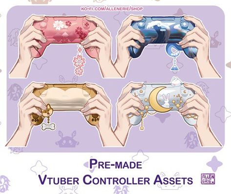 Vtuber Controller Hands, Vtuber Model Base Female, Png Vtuber Model Base, Vtuber Background Stream, Vtuber Model Accessories, Vtuber Model Eye Layers, Vtuber Lore Ideas, Vtuber Toggle Ideas, Vtuber Tablet Asset