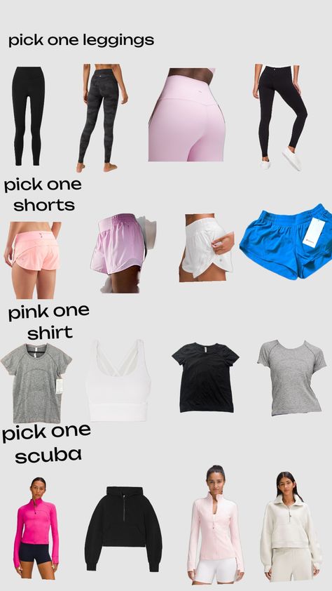 lululemon pick one #lululemon #pickone Lululemon Clothes, Lulu Outfits, Lululemon Outfits, Pick One, Tennis, Leggings, Pins, Clothes