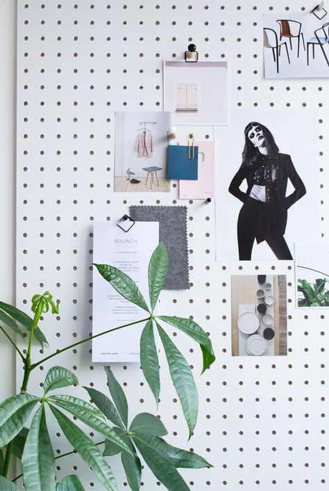 Finding minimalism and an introduction to our 'A Minimal Minute' Instagram hashtag to share your own experiences... Pegboard Photo Display, Pegboard Art, Stem Room, Pegboard Display, Nordic Interiors, Boho Office, Instagram Hashtag, Material Board, Storytelling Photography