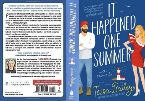 It happened One Summer Tessa Bailey It Happened One Summer Cover, It Happened One Summer Book Cover, Full Book Cover Printable, Tiny Library, Mini Bookshelf, Mini Books Diy, Book Cover Diy, Book Cover Template, Romance Book Covers