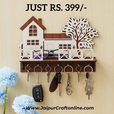 Webelkart Premium Wooden House Keys Hanger Key Holder for Home/Office Decor, Key Holder for Wall Decor (Model-2) About Product; Dimensions (Wxdxh) In Cms:- 9.5 x 6 x 7.5 inches ,( Home Key Holder For Home And Living Room Decor) ,home decor items for wall , Wooden key holder With Mobile Charging And Remote Stand Package Contains: 1 Unit Of Webelkart Wooden Home Designer Wooden Key Holder With Mobile Charging and remote stand, Material: Wooden, Color: Multi Best For Home Decor, wood key holde... Remote Stand, Keys Hanger, Home Key Holder, Home Decor Items Online, Key Holder For Wall, Diwali Decoration Items, Wooden Key Holder, Mobile Charging, House Keys