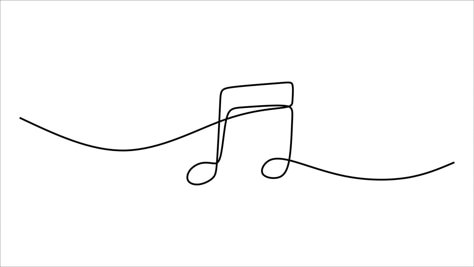 Music Note oneline continuous single editable line art Music Note Line Art, Music One Line Drawing, Music Line Art, Line Art Music, Microphone Drawing, Notes Tattoo, Music Notes Drawing, Continuous Line Tattoo, Music Notes Tattoo