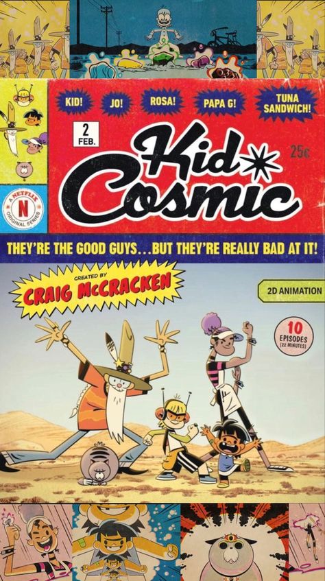 Cosmic Wallpaper, Craig Mccracken, Cool Pics, Comic Poster, Funny Shows, Book Room, Collage Illustration, 2d Animation, Vintage Wallpaper