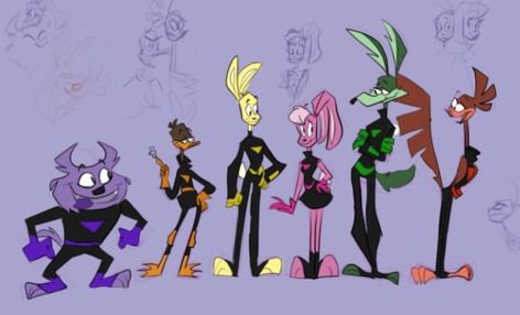 Loonatics Unleashed, Looney Tunes, Cartoon Characters, Humanoid Sketch, Media, Tumblr, Anime, Art