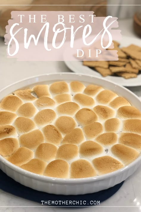 Jumbo Marshmallow Recipes, Best Smores, Smores Dip Recipe, Smores Dip, Nutella Fudge, Fruit Dips, Fruit Dips Recipes, Easy Treat, Dessert Dips