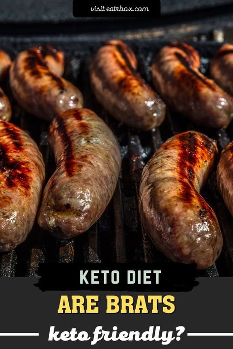 Packed with fats and protein, one might think that they are low-carb and wonder about the answer to “Are Brats Keto?” We will find out about that in this article, so continue reading. Keto Brats, Ways To Cook Brats, Keto Brats Dinner, Oven Braised Beer Brats, Cooking Brats In Beer, Bacon Recipes For Dinner, Bacon Dinner, Brats Recipes, Processed Meat