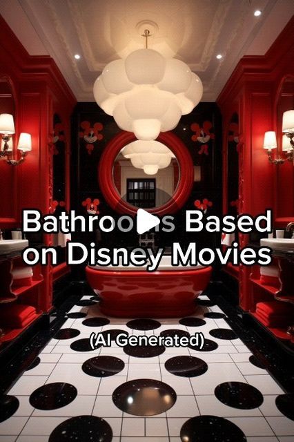 Planet AI on Instagram: "Asking AI to Draw Bathrooms Based on Disney Movies! . . #ai #aiart #midjourney #disney #movie #bath #bathroom #movies" Disney Bathroom, Disney Up, Movie Room, Disney Movie, Disney Love, Disney Movies, Planets, To Draw, Bathrooms