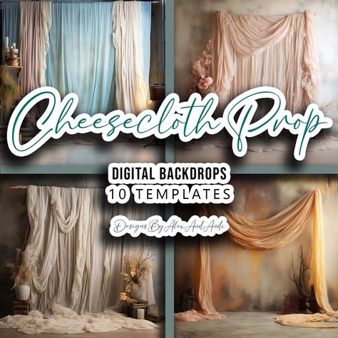 Cheesecloth Photo Backdrop, Backdrop Pictures, Background Birthday, Child Photo, Back Drop, White Tattoo, Jpg Images, Digital Backdrops, Cheese Cloth