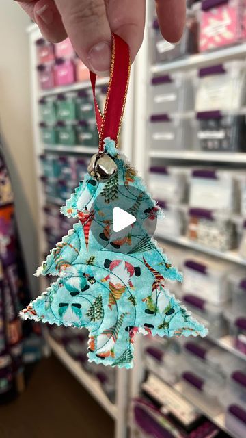 JessicaQuilter, LLC on Instagram: "Quilted Christmas ornaments made for our guild fund raiser coming this fall.  They were fun and super easy to make! 🎄🎅🏼🎁 —————- #christmasornaments #quiltedornaments #christmasfabric  #jessicaquilter" Quilted Xmas Ornaments, New Sew Christmas Ornaments, Christmas Ornaments Quilted, Easy Sew Christmas Decorations, Sewing Theme Christmas Tree, Christmas Tree Ornaments To Sew, Vintage Fabric Christmas Ornaments, Easy Quilted Christmas Gifts, Sewing Xmas Decorations