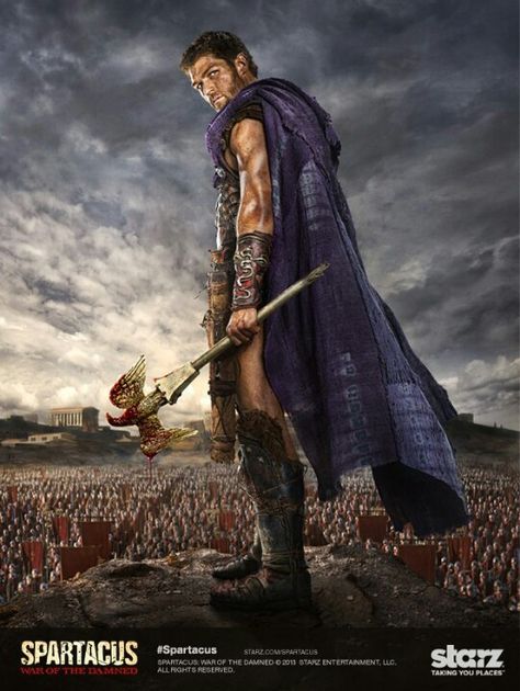 ♥ Spartacus Tv Series, Spartacus Series, Liam Mcintyre, Andy Whitfield, Gods Of The Arena, Spartacus Blood And Sand, Blood And Sand, Tv Poster, Poster Images