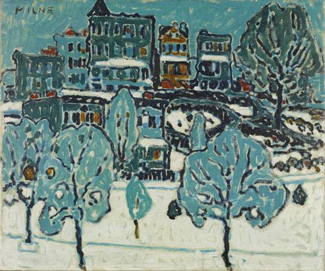 David Milne, Grand Concourse, Bronx, 1914-1915 David Milne, Peter Doig, Country School, Canadian Landscape, Canadian Painters, Group Of Seven, Canadian Art, Canadian Artists, Artistic Inspiration