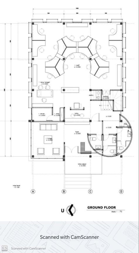 Office Space Planning Drawings, Architecture Office Plan Layout, Administration Office Design Plan, Office Interior Design Plan, Office Layout Plan, Office Space Planning, Coworking Space Design, Office Floor Plan, Interior Design Plan