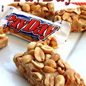 Copy Cat PayDay Candy Bars - Spend With Pennies Payday Bars, Payday Candy, Payday Candy Bar, Candy Bar Recipe, Pay Day, Spend With Pennies, Holiday Snacks, Bar Recipe, Baked Chips