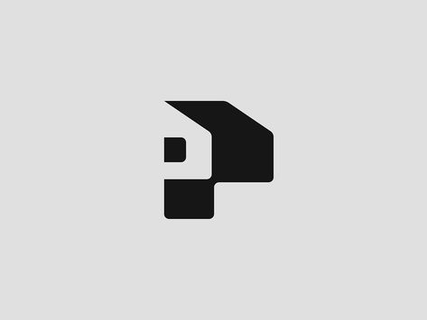 P and house by Andrii Kovalchuk🇺🇦 on Dribbble P Typography, P Images, Logo Reference, Dental Photography, Geometric Logo Design, P Logo, Construction Logo Design, Building Logo, Inspiration Logo