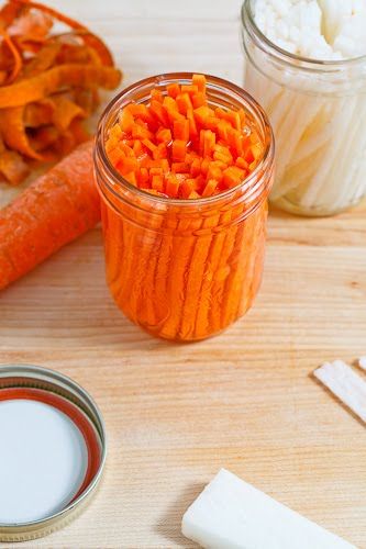 Pickling Veggies, Peanut Shrimp, Pickled Carrots And Daikon, Pickled Recipes, Running Through My Head, Pickled Vegetables Recipe, Farm Cooking, Pickled Foods, Preserving Recipes