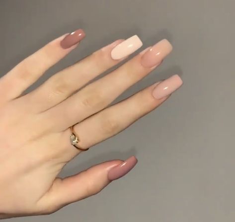 Plain Nail Extensions, Nude Colour, Color For Nails, Plain Nails, Nail Colours, Nail Extensions, Nude Color, Instagram Aesthetic, Nail Inspo