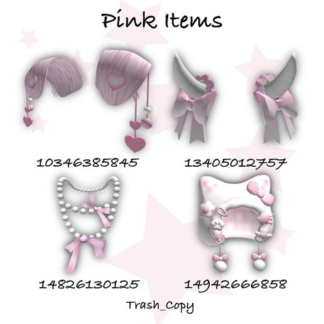 Brookhaven Codes Pink Outfit, Sanrio Roblox Outfit Codes, Berry Avenue Codes Clothes Cutecore, Roblox Items Codes, Roblox Items, Roblox Ids, Brookhaven Codes, Roblox Code, Hair Color Underneath