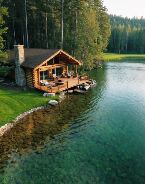 Big Cabin, Cabin Living, May Day, Countryside House, Dream House Rooms, Fantasy House, Tiny House Cabin, Cabins And Cottages, Million Dollars