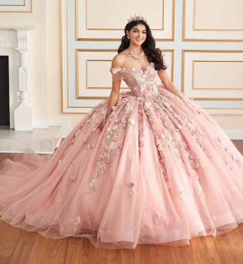 Princesa Quinceanera Dresses | Princesa by Ariana Vara - PR30175 | Princesa by Ariana Vara Aurora Quince, Cotillion Dresses, Pink Quinceanera, Kids Pageant, Quinceañera Ideas, Pink Quince, Quinceanera Photography, Quinceanera Dresses Pink, Pink Ball Gown