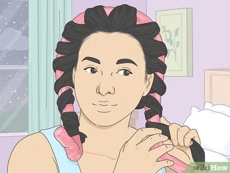 4 Easy Ways to Style Hair Without Heat - wikiHow Easy Ways To Style Hair, Style Hair Without Heat, Make Curly Hair, Hair Without Heat, Curling Irons, Heatless Hairstyles, Hair Dryers, Bouncy Curls, Dryers