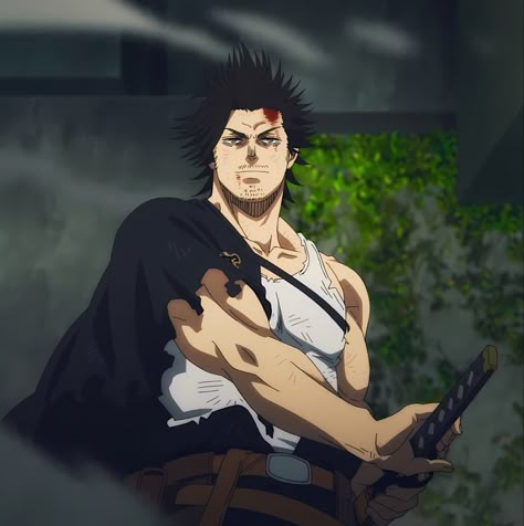 Yami Fanart Black Clover, Yami Black Clover Icon, Yami Sukehiro Pfp, Yami Sukihero, Yami Sukehiro Icon, Anime Sensei, Yami Black Clover, Wizard King, Yami Sukehiro