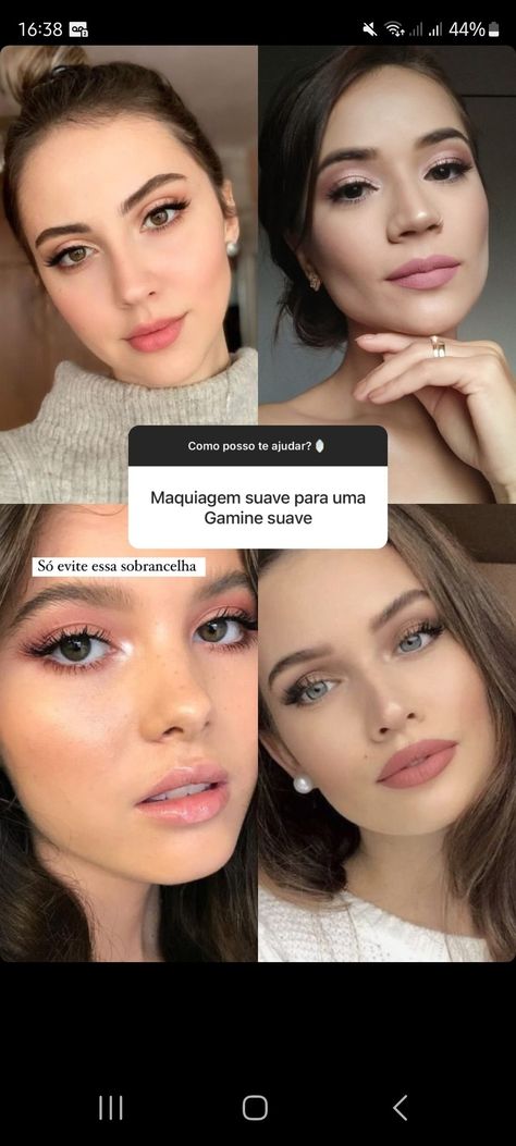 Soft Gamine Makeup, Gamine Face, Gamine Makeup, Soft Gamine, Natural Makeup, Makeup Looks, Makeup, Beauty, Natural Make Up