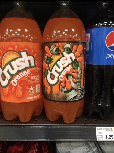 Crush Soda, Sleepover Food, Orange Soda, Dr Pepper, Soda Can, Natural Flavors, Beverage Can, Stuffed Peppers, Drinks