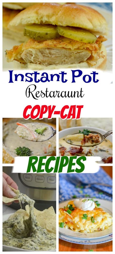 Instant Pot Copycat Recipes, Hamburger Instant Pot Recipes, Soup From Olive Garden, Restaurant Copycat Recipes, Best Guacamole Recipe, Restaurant Copycat, Recipes Restaurant, Homemade Lasagna, Copykat Recipes