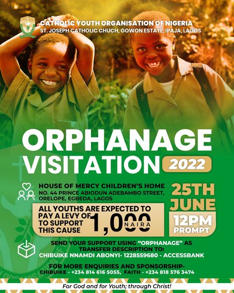 Orphanage Flyer Design, School Pubmat, Orphanage Design, Orphanage Home, October Newsletter, Pubmat Ideas, Charity Ideas, Tarpaulin Design, Charity Poster