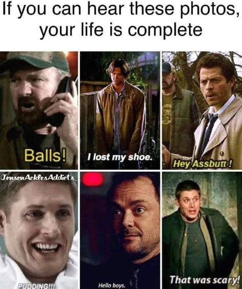 Quotes Supernatural, Soupy Noodles, Sam Supernatural, Supernatural Jokes, Supernatural Baby, Spn Memes, Supernatural Pictures, Supernatural Quotes, Supernatural Tv Show