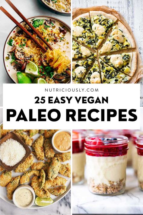 Dairy Free Recipes Healthy, High Calorie Foods, Paleolithic Diet, Vegan Pasta Dish, Vegan Paleo Recipes, Paleo Main Dishes, Delicious Paleo Recipes, High Calorie, Meatless Recipes