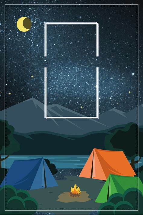 Simple Outdoor Field Training Camp Background Template Camping Background Wallpaper, Camping Template, Camp Background, Outdoor Background, Poetry Book Cover, Camping Invitations, Camping Wallpaper, Camping With Teens, Book Cover Background