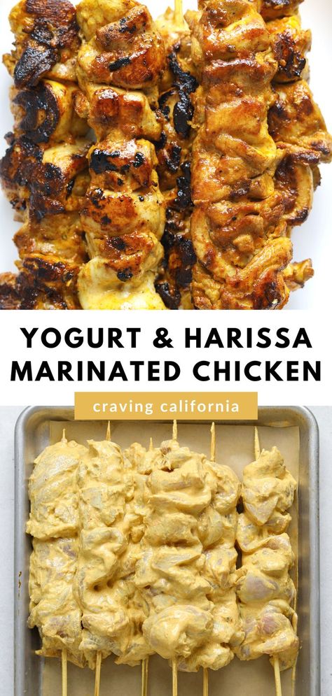 chicken skewers with yogurt marinade Easy Greek Yogurt Chicken Marinade, Chicken Schwarma Yogurt Marinade, Chicken Marinade With Greek Yogurt, Chicken And Yogurt Recipes, Chicken With Yogurt Marinade, Yogurt Marinated Chicken Breast, Yogurt Marinade For Chicken, Chicken Marinade Yogurt, Yogurt Chicken Marinade